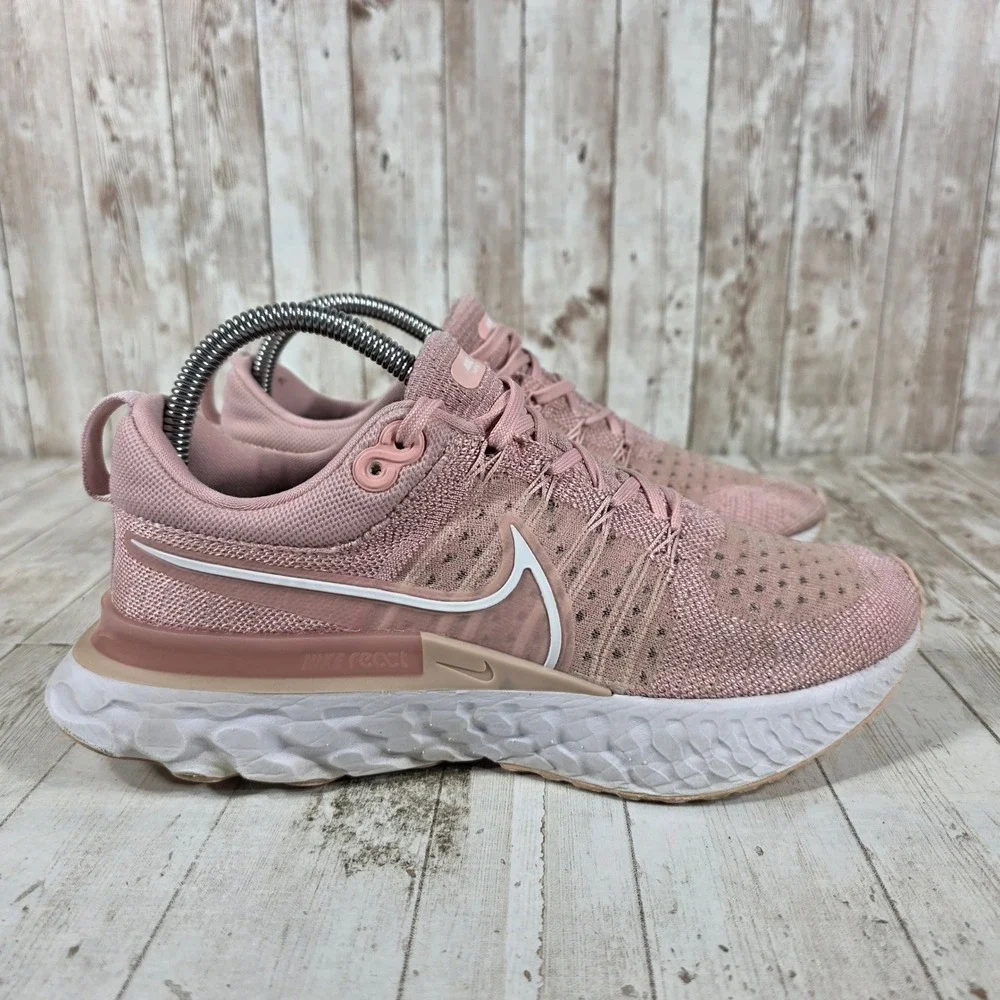 Nike React Infinity Run Flyknit 3 Womens 8 Root Pink CT2423-600 Running Shoes